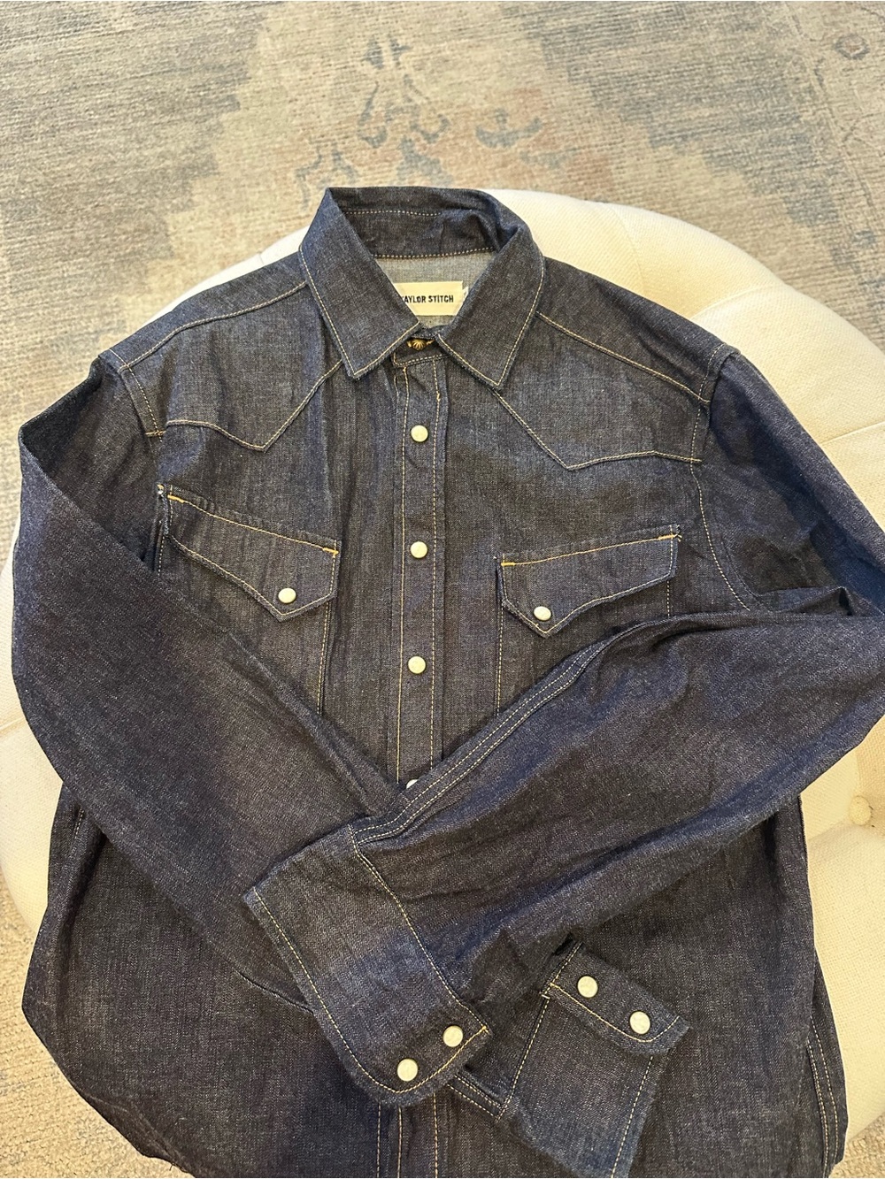Taylor Stitch - The Western Shirt- Dark Indigo - 38